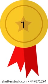 gold medal for number 1, winner use