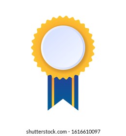 gold medal price winner award vector design illustration