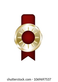 Gold medal red 