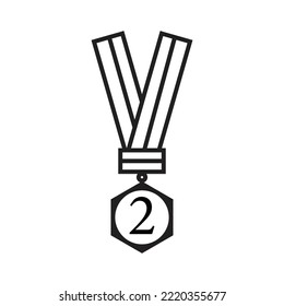 Gold medal,  Silver medal,  Bronze medal vector illustration