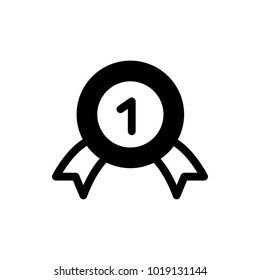 gold medal vector icon