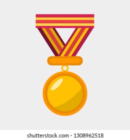gold medal vector illustration