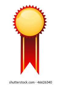 gold medal vector illustration