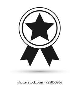 Gold medal. Vector illustration