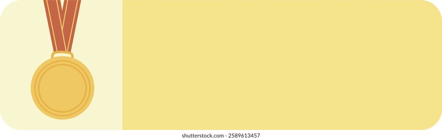 Gold Medal Winner Label Background