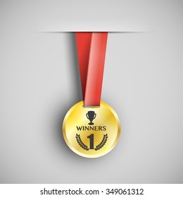 Gold medal winner in the ribbon