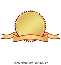 gold medals award, vector