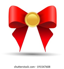 Gold medals with a bow