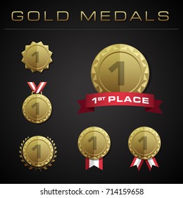 GOLD MEDALS SET
