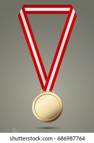 gold medals.vector