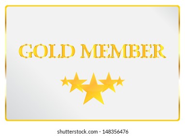 Gold Member Card