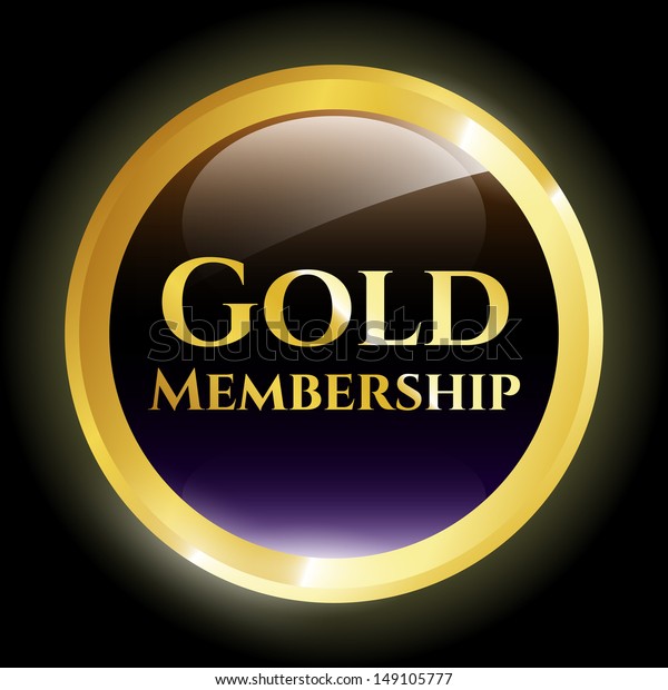 Gold Membership Stock Vector Royalty Free 149105777