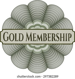 Gold Membership rosette