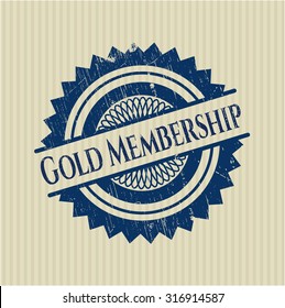 Gold Membership rubber seal