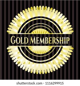 Gold Membership shiny emblem