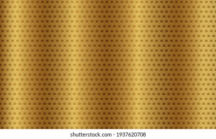 Gold mesh vector illustration texture  background. 