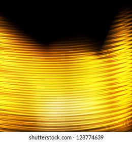 Gold metal abstract background vector river