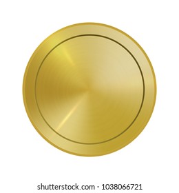 Gold metal abstract texture background. Brushed, polished surface medal textured for design concepts, web, print, poster, wallpaper, interfaces, applications. Metallic vector illustration.