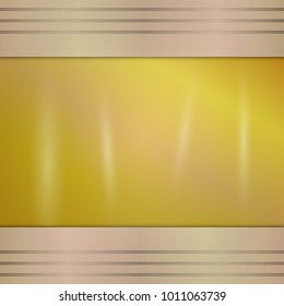 Gold metal background.