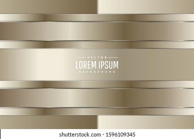 Gold metal background.paper cut style.Art design layout for banner, business, presentations, flyers, posters.Vector illustration.Eps10 