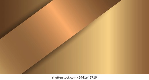 Gold metal banner, Smooth metal surface texture. Abstract metal background. vector10