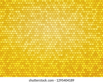 gold metal hexagon texture