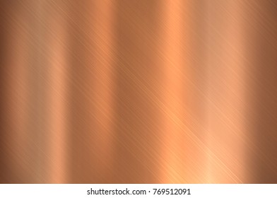 Gold metal stainless steel material brushed texture plate with bright reflection. Shiny aluminum alloy abstract design background. High-resolution for a backdrop, industrial or your decorative design
