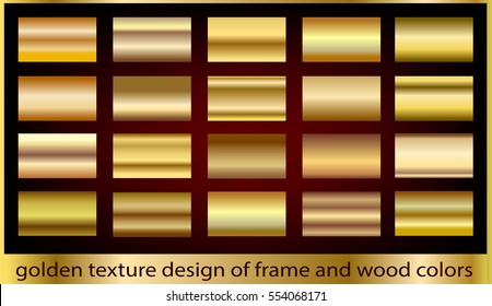 Gold metal texture background collection