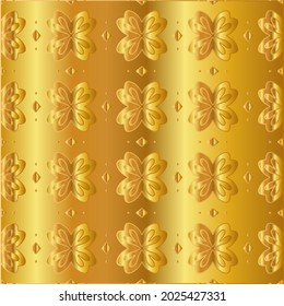 Gold metal texture background vector illustration .