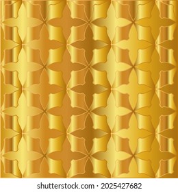 Gold metal texture background vector illustration .