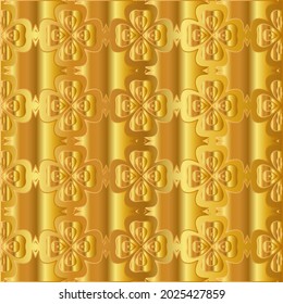 Gold metal texture background vector illustration .