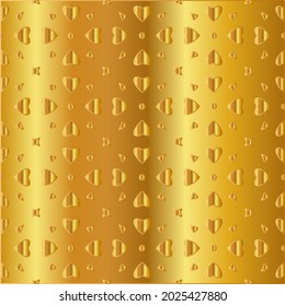Gold-Metallstruktur, Hintergrund, Vektorgrafik.