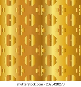 Ilustración vectorial de la textura de metal dorado 