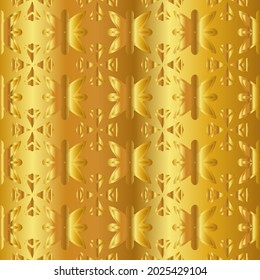  goldener Metallstrukturhintergrund, Vektorgrafik 