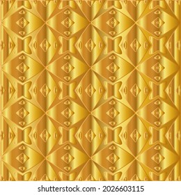 Gold metal texture background vector illustration 