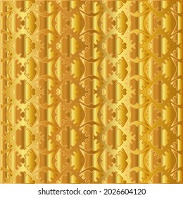 Gold metal texture background vector illustration 