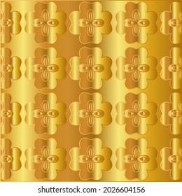 Gold metal texture background vector illustration 