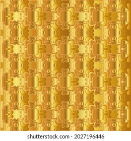 
 Ilustración vectorial de la textura de metal dorado