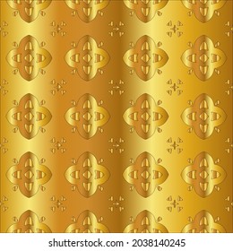 Ilustración vectorial de la textura de metal dorado 