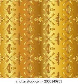 goldener Metallstrukturhintergrund, Vektorgrafik 