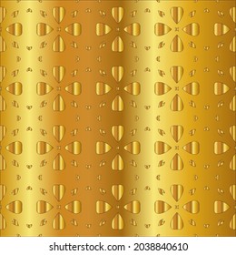 Ilustración vectorial de la textura de metal dorado 