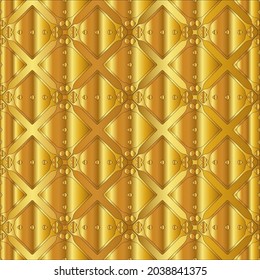 Gold metal texture background vector illustration 