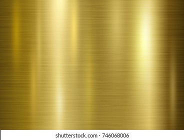 Gold metal texture background vector illustration