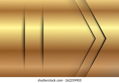 The gold metallic background