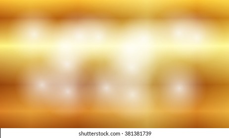 The gold metallic background with glowing lights