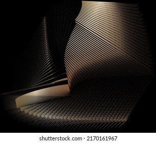 Gold metallic effect background, vector modern design texture.