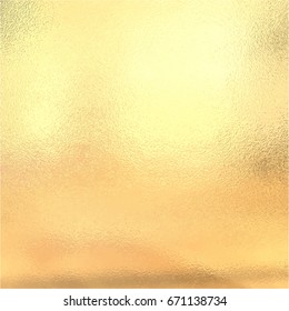Lámina metálica de oro, ilustración vectorial