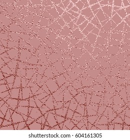 Gold Metallic glossy texture. Rose quartz pattern. Abstract shiny background. Luxury sparkling background. Trendy template for holiday designs, party, birthday, wedding, invitation, web, banner card svg