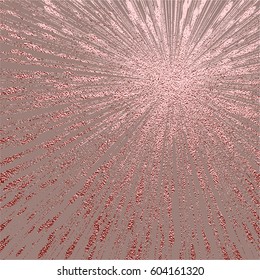 Gold Metallic glossy texture. Rose quartz pattern. Abstract shiny background. Luxury sparkling background. Trendy template for holiday designs, party, birthday, wedding, invitation, web, banner card