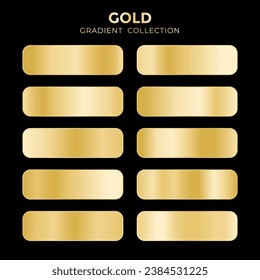 goldmetallische Farbverlauf-Vektorgrafik